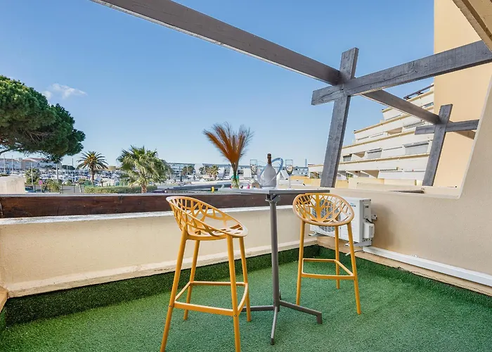 Nuit D'Ambre Port Nature - Studio Cosy - Parking - Climatisation - Village Naturiste Appartement Agde