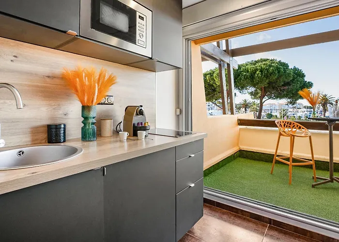 Nuit D'Ambre Port Nature - Studio Cosy - Parking - Climatisation - Village Naturiste Agde