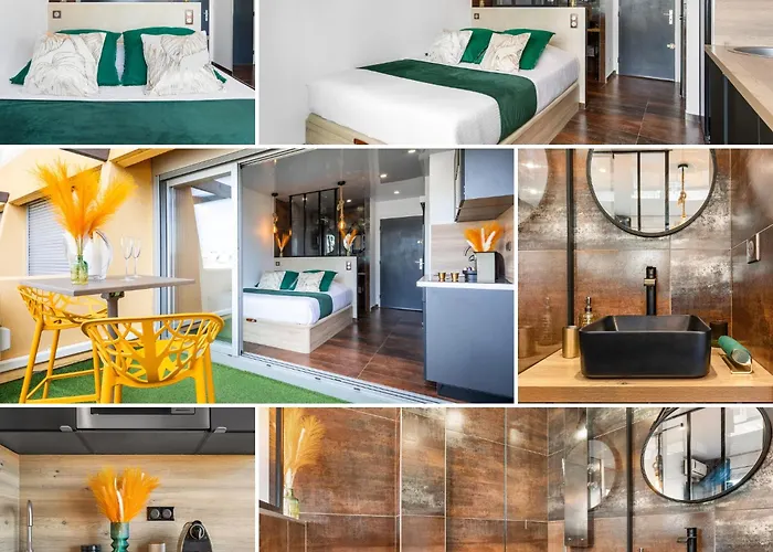 Nuit D'Ambre Port Nature - Studio Cosy - Parking - Climatisation - Village Naturiste Apartman *